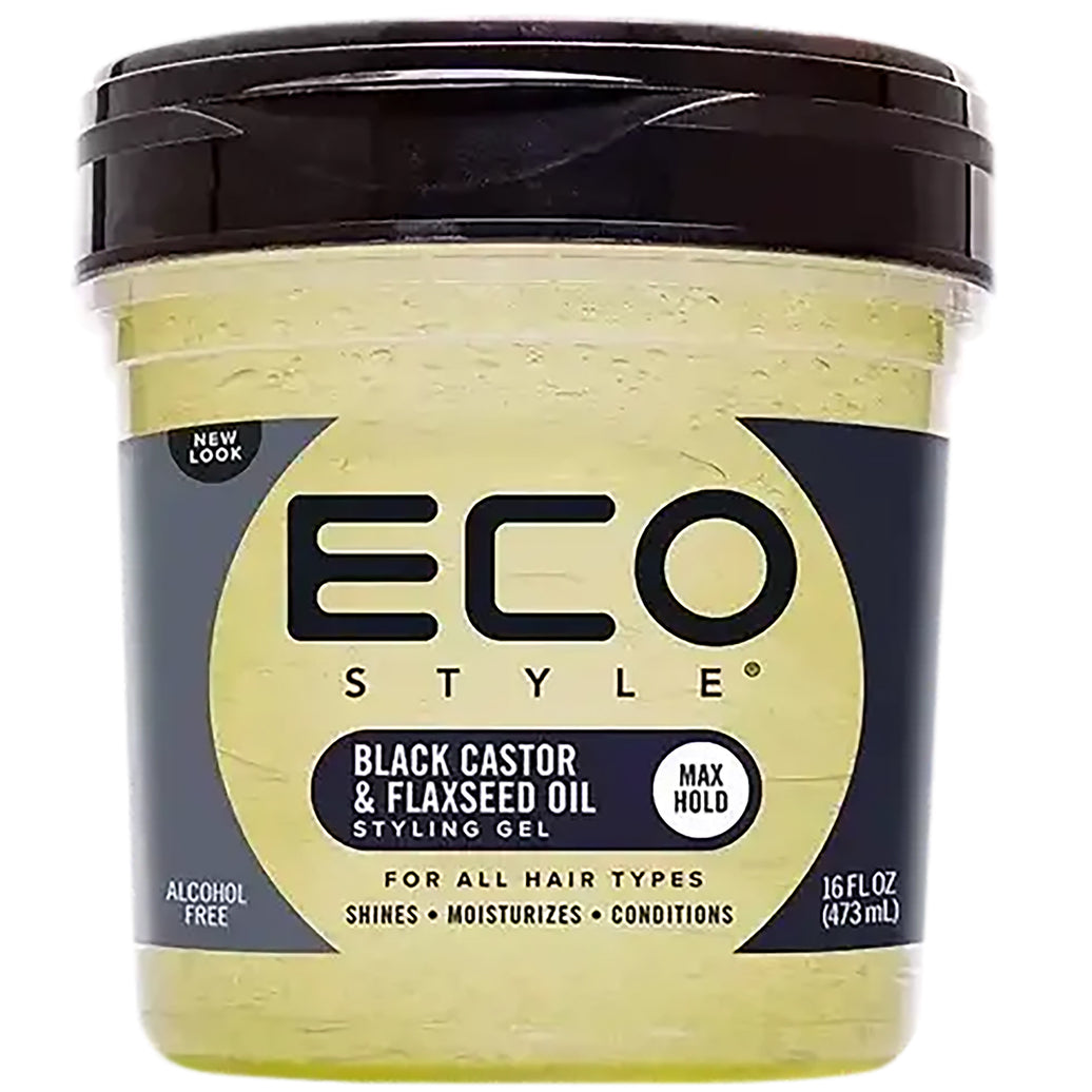 Eco Style Black Castor & Flaxseed Oil Styling Gel 473ml