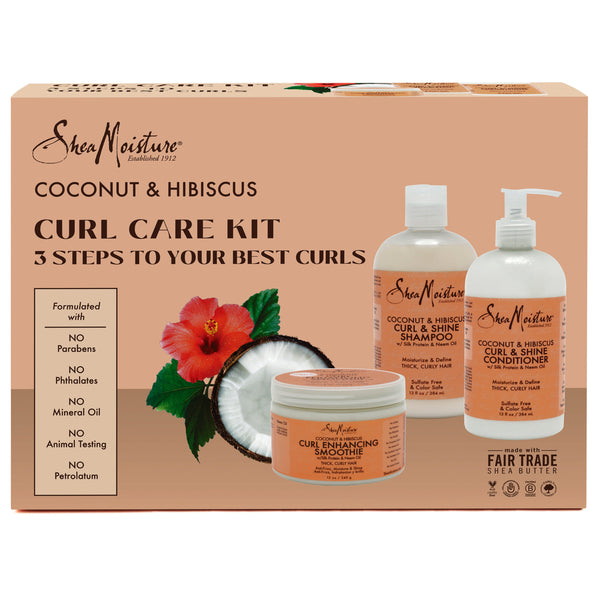 Coconut & Hibiscus Curl Care Kit (Worth $76.99)