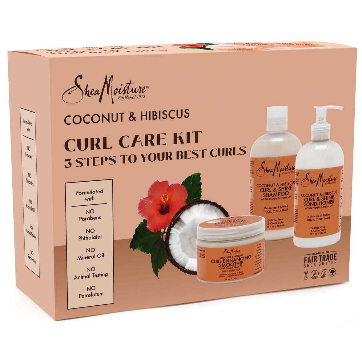 Coconut & Hibiscus Curl Care Kit (Worth $76.99)