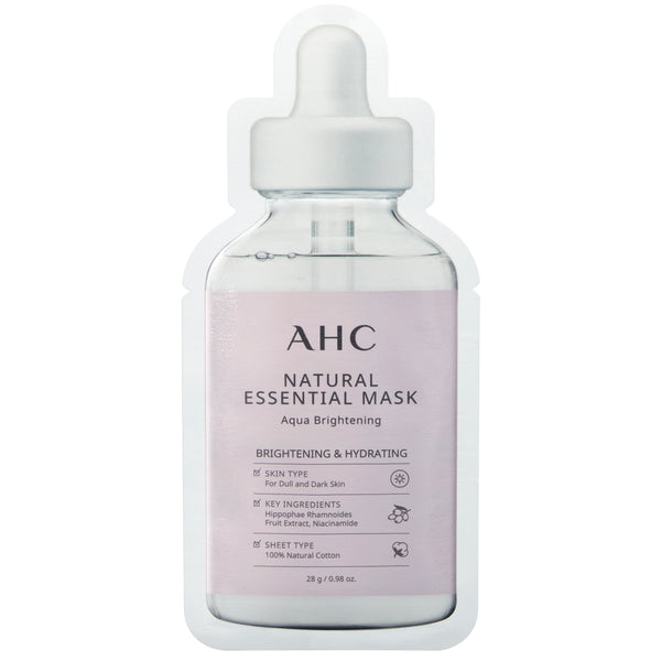 AHC NATURAL ESSENTIAL MASK AQUA BRIGHTENING 5PK