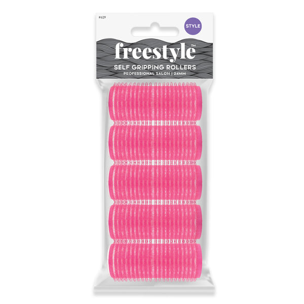 Freestyle Home Salon - Self Grip Velcro Rollers 24mm 5pc