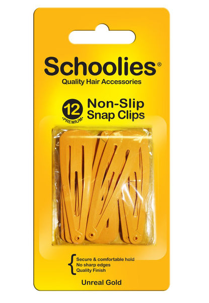 Schoolies Snap Clips 12pc - Unreal Gold