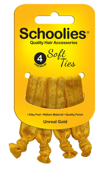 Schoolies Soft Ties 4pc - Unreal Gold
