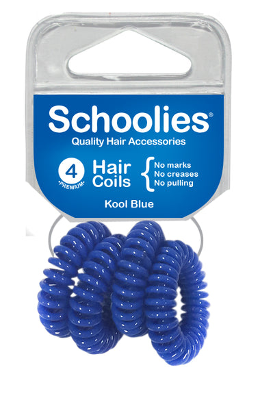 Schoolies Hair Coils - Kool Blue