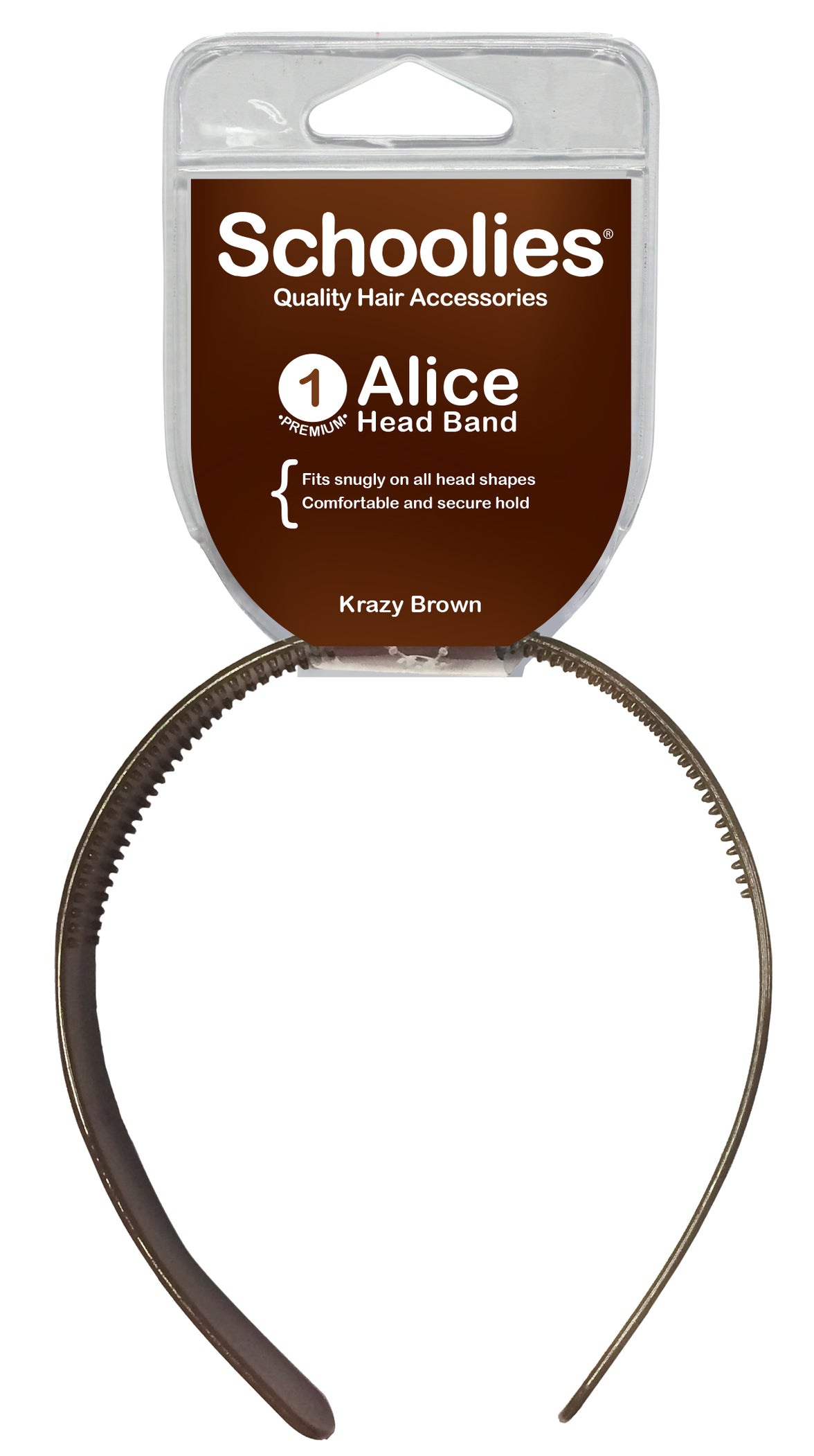 Schoolies Alice Head Band - Krazy brown