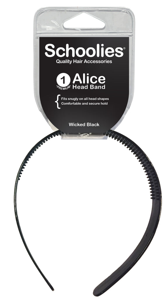 Schoolies Alice Head Band - Wicked Black