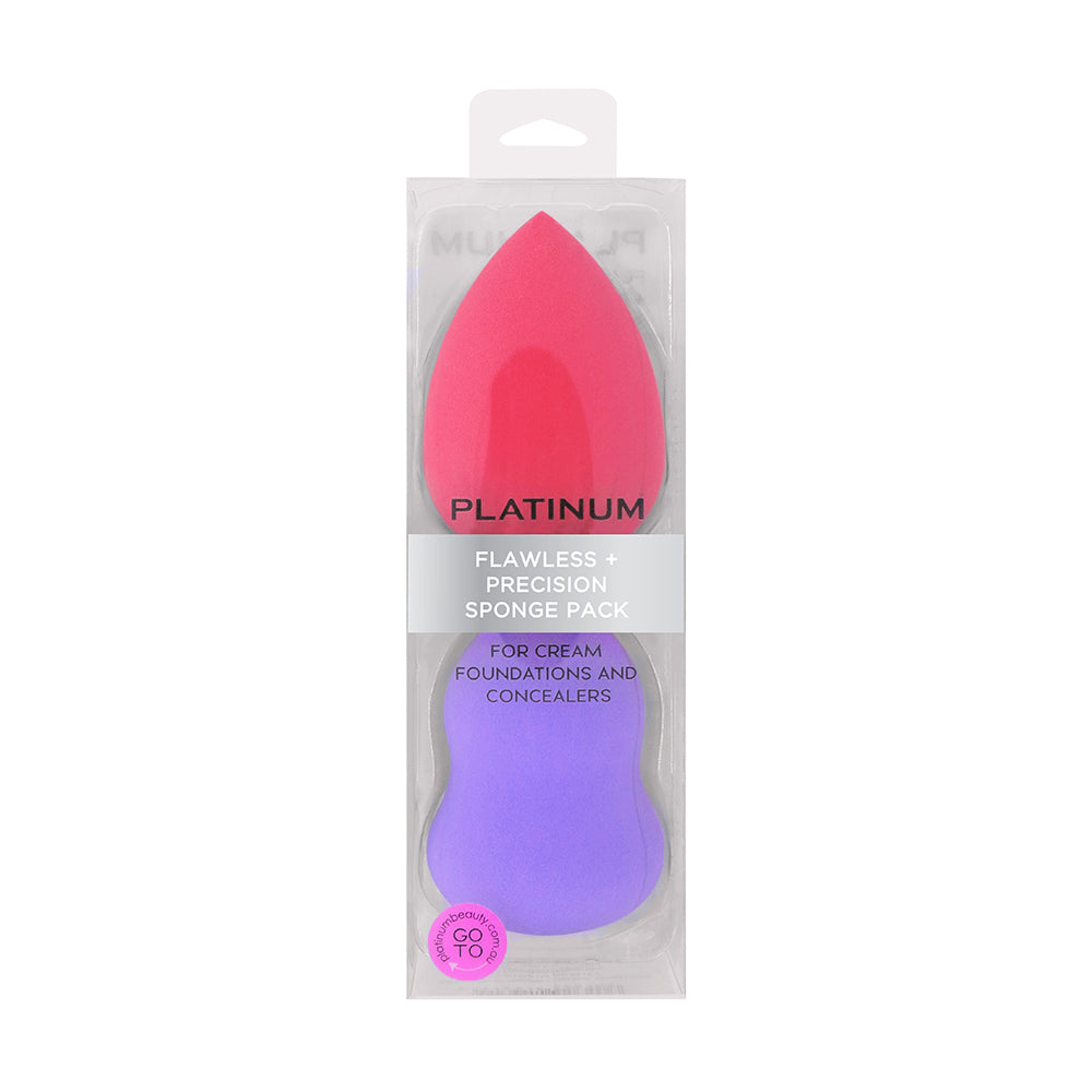 PLATINUM Flawless + Precision Sponge 2pk