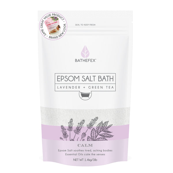 Bathefex Epsom Salt - Lavender + Green Tea 1.4kg