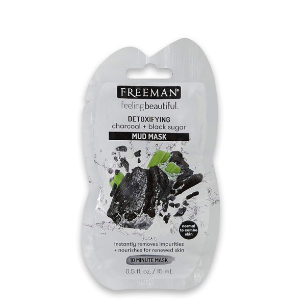 Freeman Detoxifying charcoal & black sugar mud mask