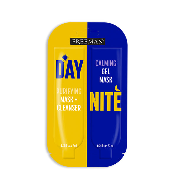 Freeman Purifying day mask + cleanser/calming nigh gel mask