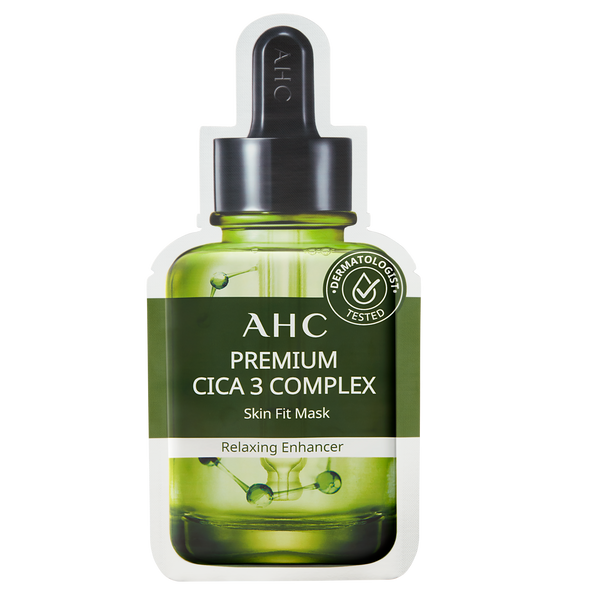 AHC PREMIUM CICA 3 COMPLEX SKIN FIT MASK 5PK