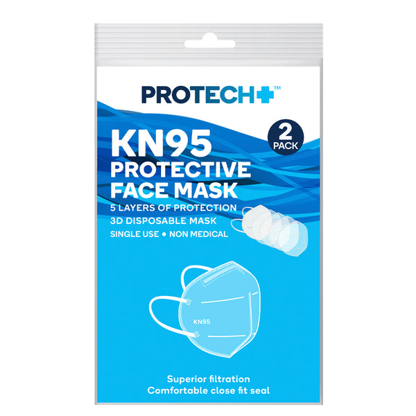 Protech KN95 Protective Face Mask White